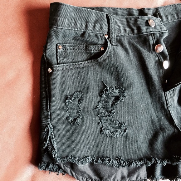 High waisted Denim Shorts