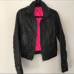 Alice + Olivia Motorcycle Jacket leather