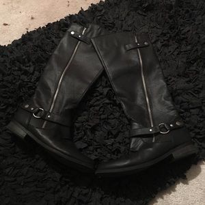 Black boots