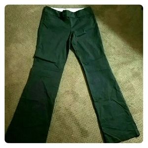 Banana Republic grey pinstripe pant.