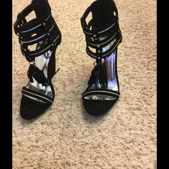 Black beautiful heels