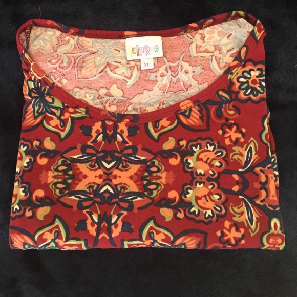 Lularoe Irma, multi-color floral, Extra Large.