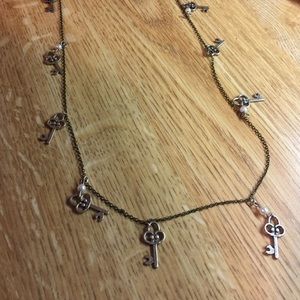 34 inch American Eagle Layering Key Necklace