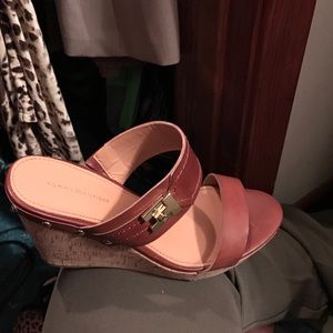 Brown Tommy Hilfiger wedges