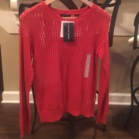 Brand new open hole sweater