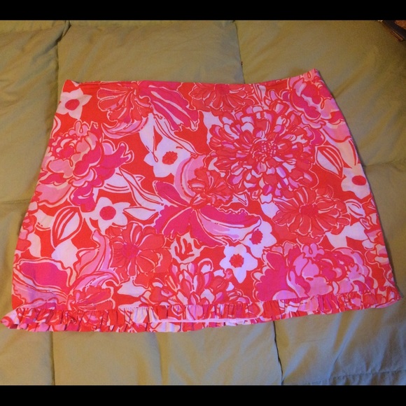 Lilly Pulitzer Coral Pink Skirt