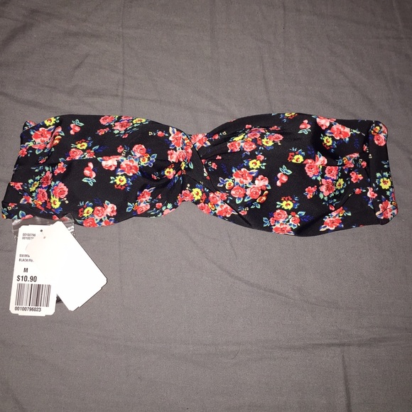 Floral swim top