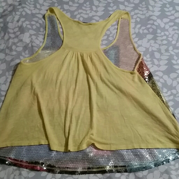 CHAROLETTE RUSSE sequin multicolor tank - Picture 4 of 4
