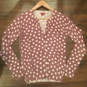 Polka dot cardigan