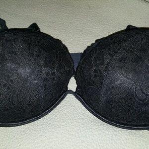 Casique lacey push up plunge bra