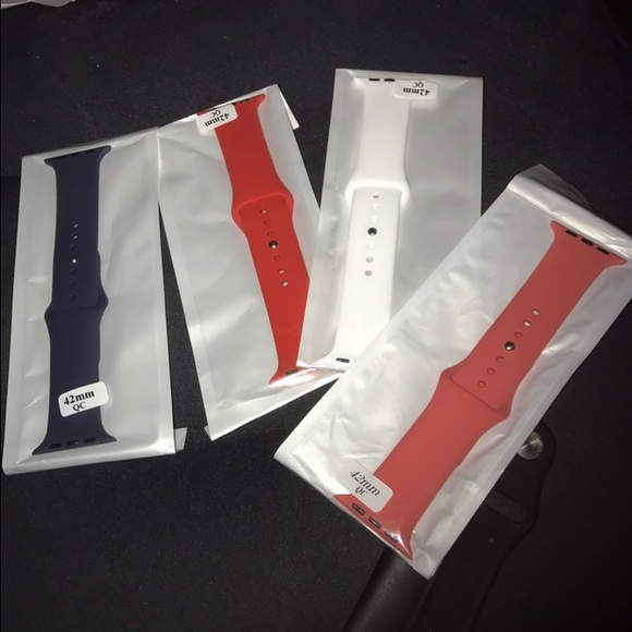 Red and Blue 42mm Apple Watch band