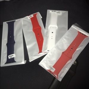 Red and Blue 42mm Apple Watch band