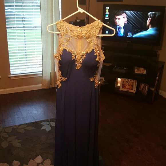 Evening gown wore once for prom - Picture 2 of 4