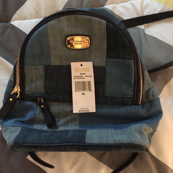 Michael Kors Denim Backpack