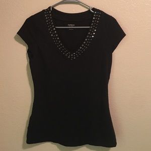 Black stretch express top