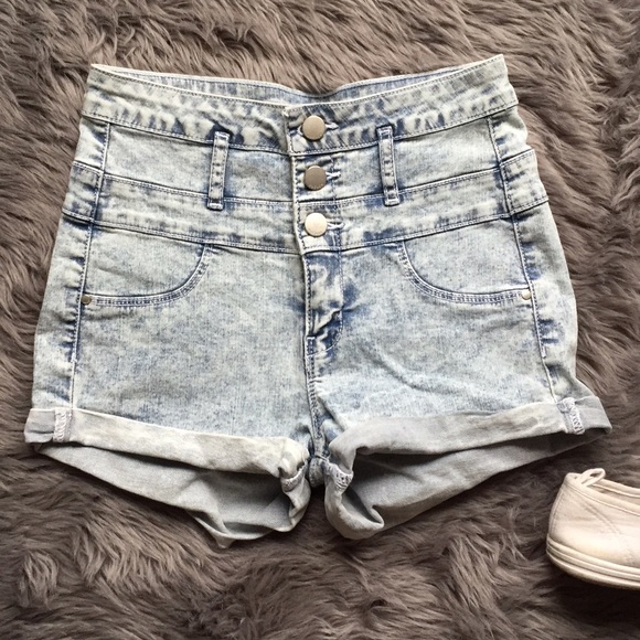 High waisted shorts