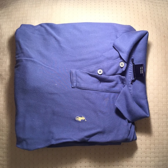 3/4 Sleeve Blue Ralph Lauren Polo