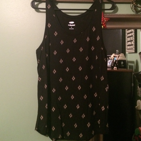 Cute black and gold tank top