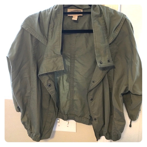 Army green utility jacket