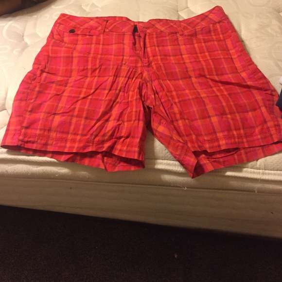 Plaid shorts- long inseam