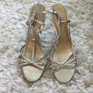 Silver heels