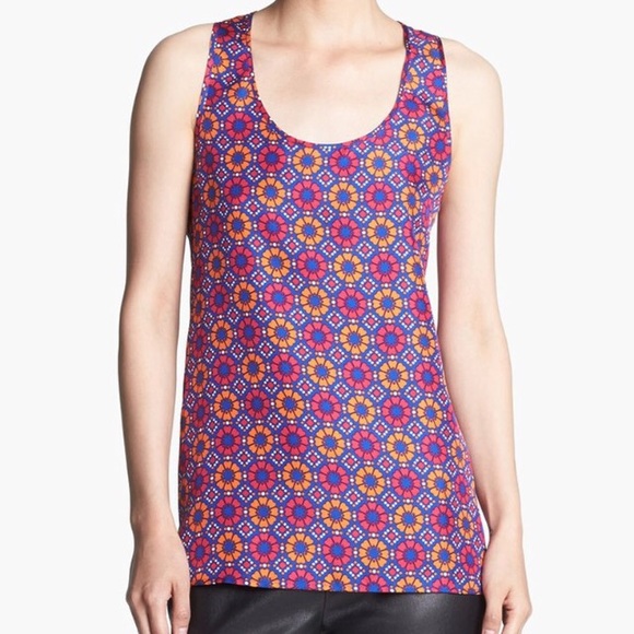 Miss Wu by Jason Wu silk racerback tank - Picture 1 of 4