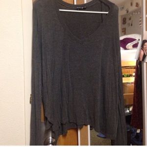 Grey Brandy Melville long sleeve