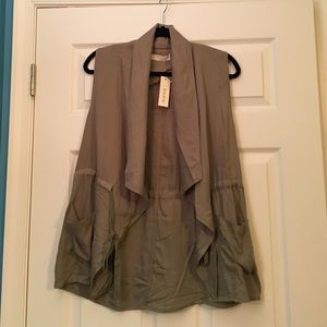 NWT Olive green vest