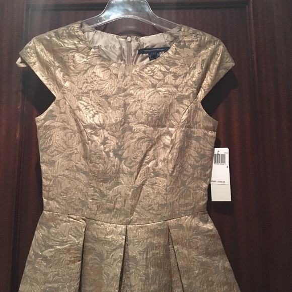 Gold French connection dress - Picture 2 of 5