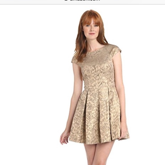 Gold French connection dress - Picture 5 of 5