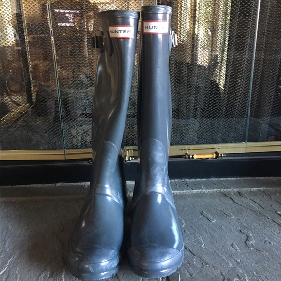 Charcoal Grey Hunter Boots