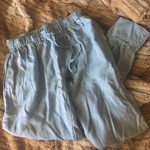 Forever 21 denim look hippie pants