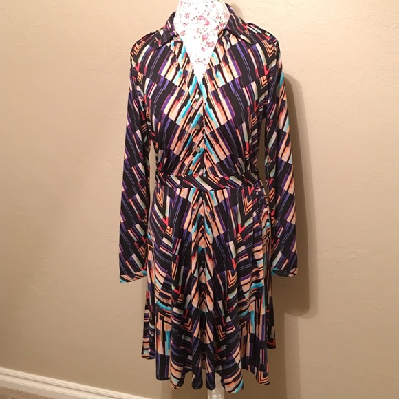 Long sleeve shirt dress