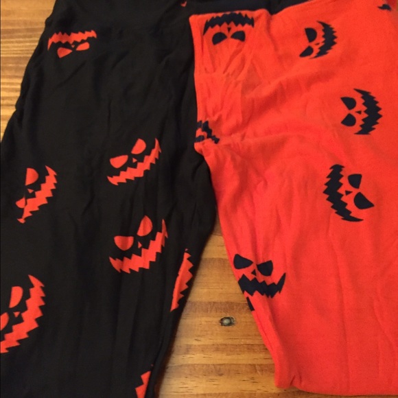 LuLaRoe Halloween leggings OS.