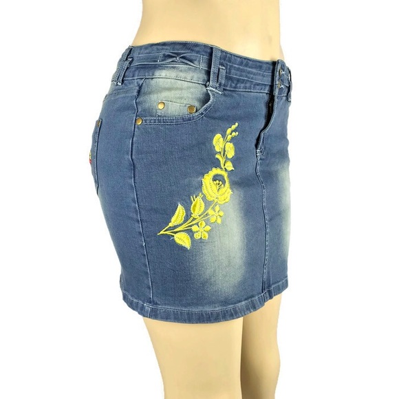 Jeans mini skirt - Picture 1 of 4