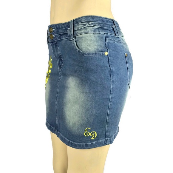 Jeans mini skirt - Picture 3 of 4