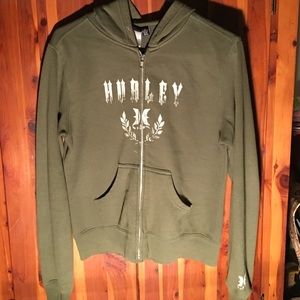Kid Large Zip Up Hurley Hoodie