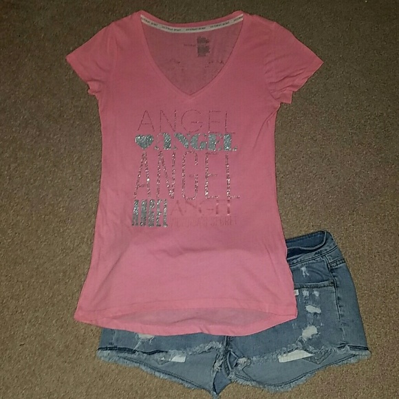 VS Pink glitter top