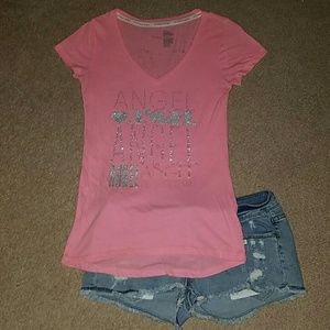VS Pink glitter top