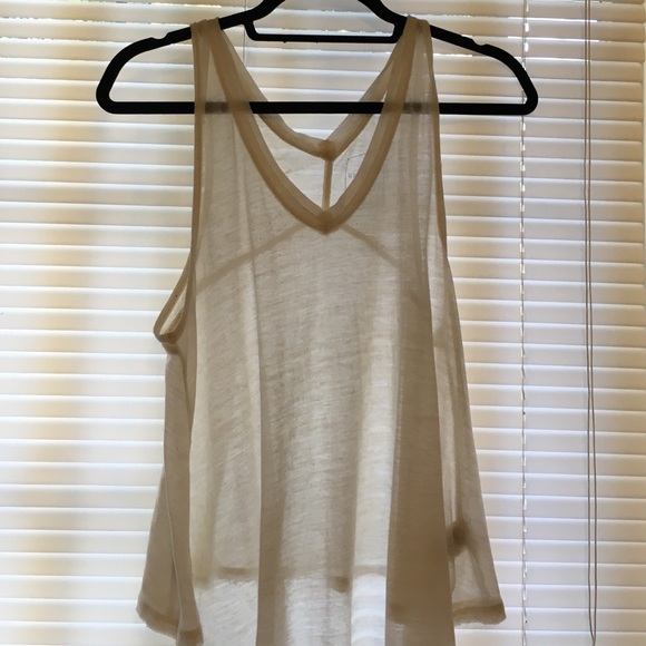 Free People 'We the Free' off white tank