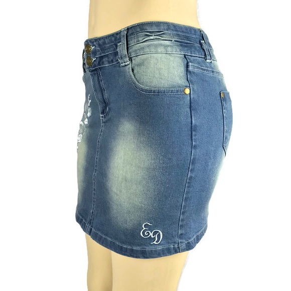 Denim mini skirt - Picture 3 of 4