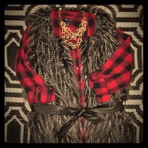 Lane Bryant Faux Fur Vest
