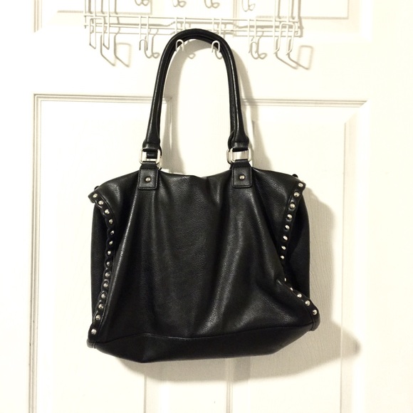 Forever 21 Black Studded Bag