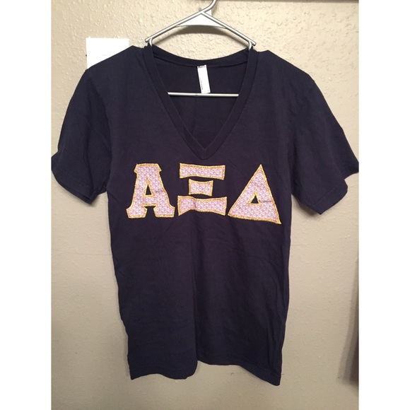 Alpha Xi Delta stitched tee - Picture 1 of 3