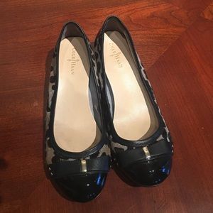 Cole Haan Leopard Print Wedge Heel Nike Air SZ 6.5