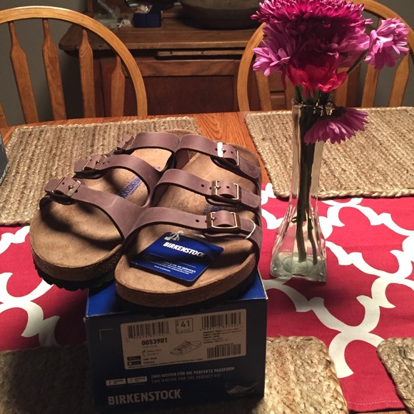Birkenstock Florida Habana brown, size 41R