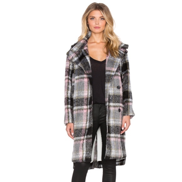 Line + Dot baby pink coat