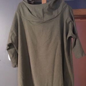 Khaki Sidetail Pocket Hoodie