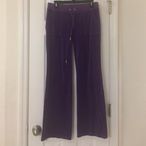 Juicy Couture velour pants.  Sz M.