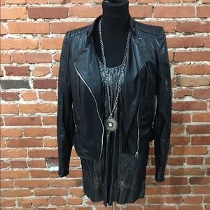 Dark gray shimmery blouse